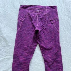 Lululemon Pink Crop Leggings
